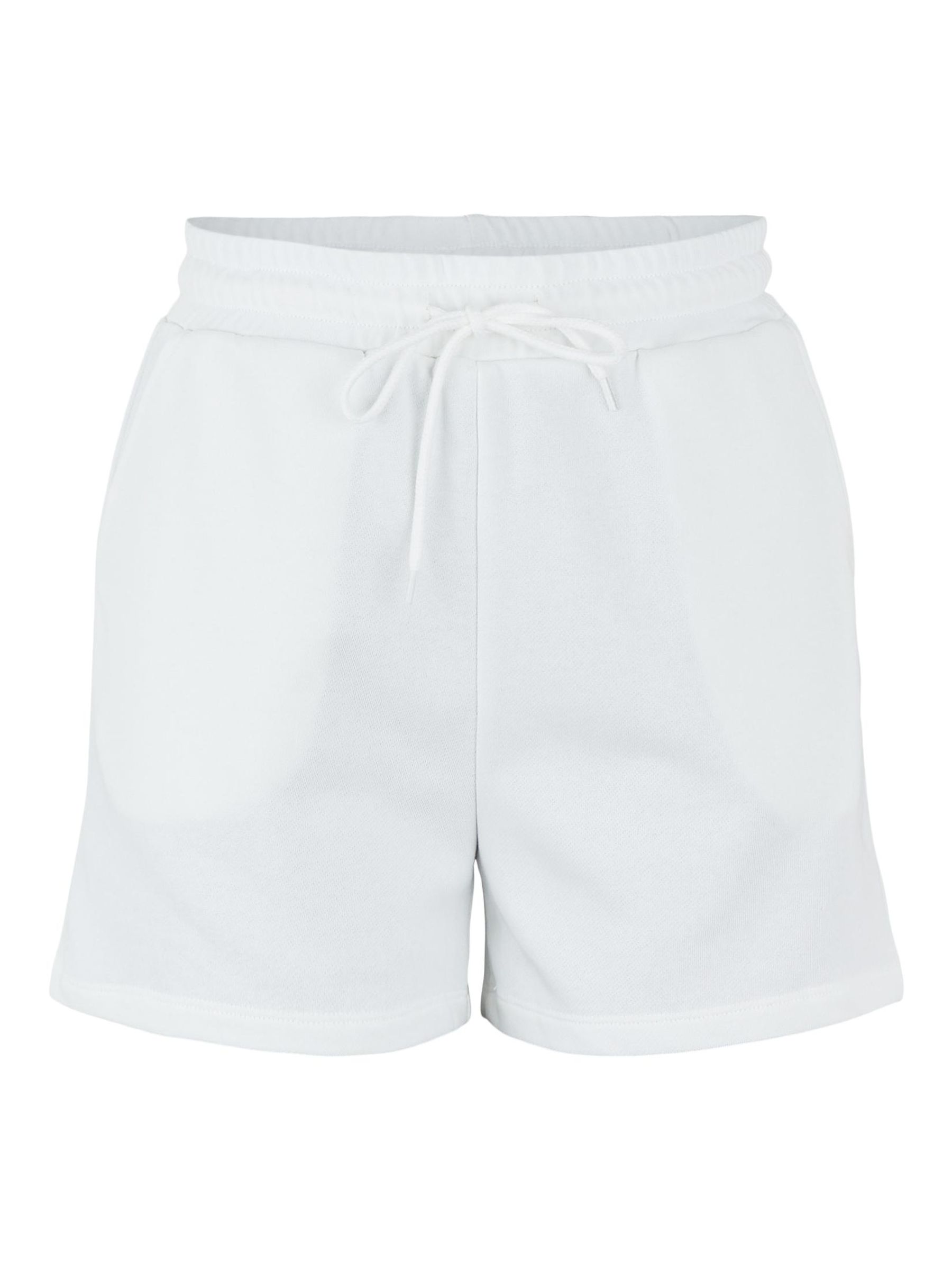 White PCCHILLI SWEAT SHORTS | Pieces®
