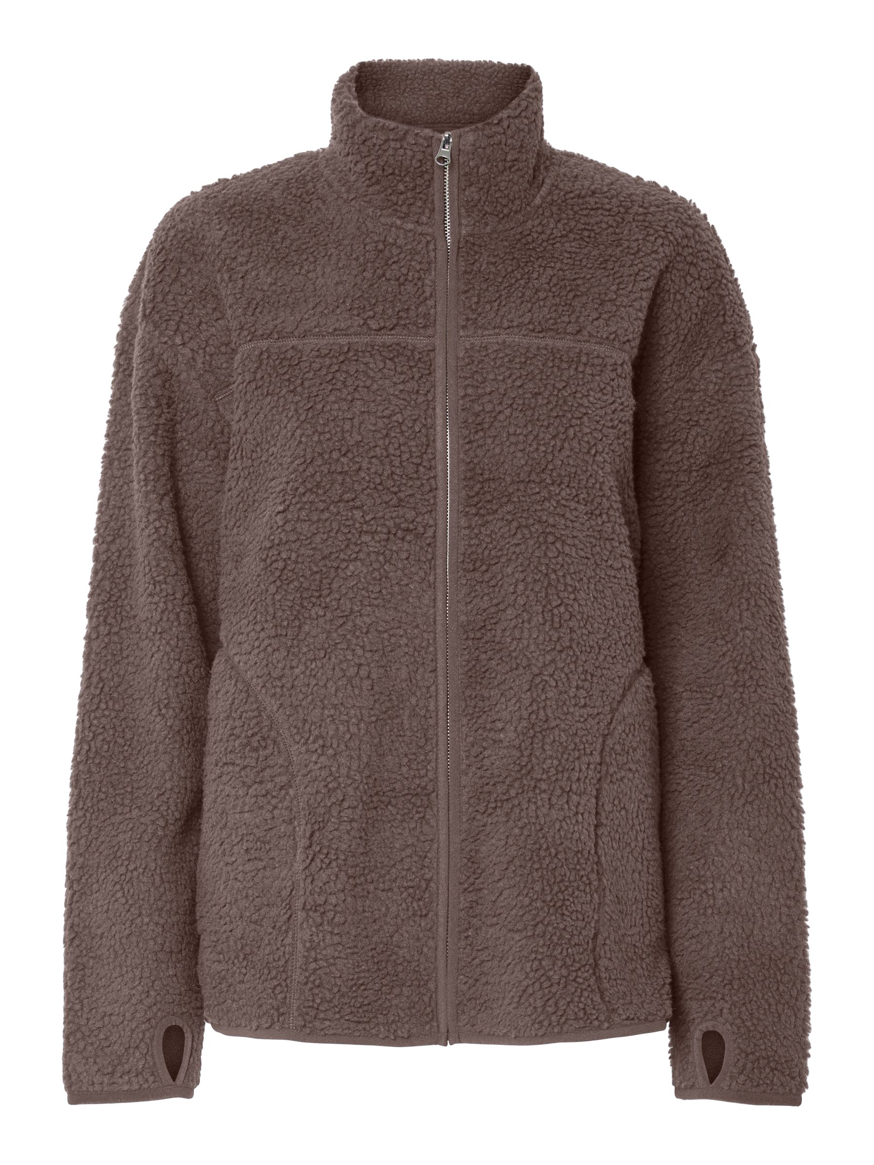 PCSADIA TEDDY JACKET | Brown | PIECES® Austria