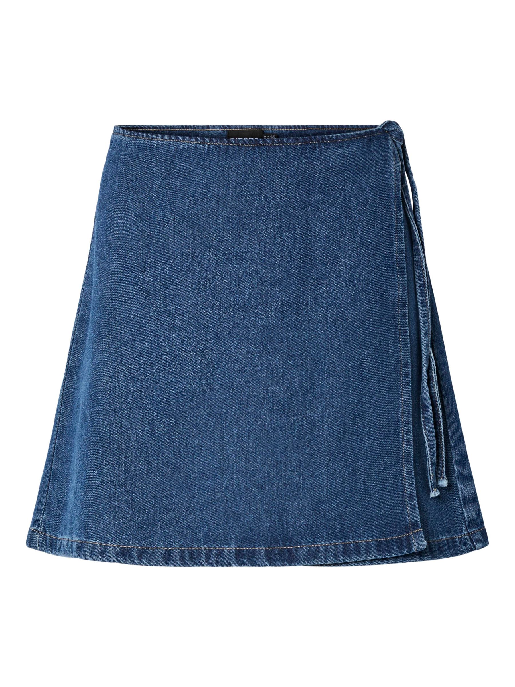 【BAON】[BAONHOUSE] Aroni denim wrap skirt BAON】[BAONHOUSE] Aroni denim wrap skirt