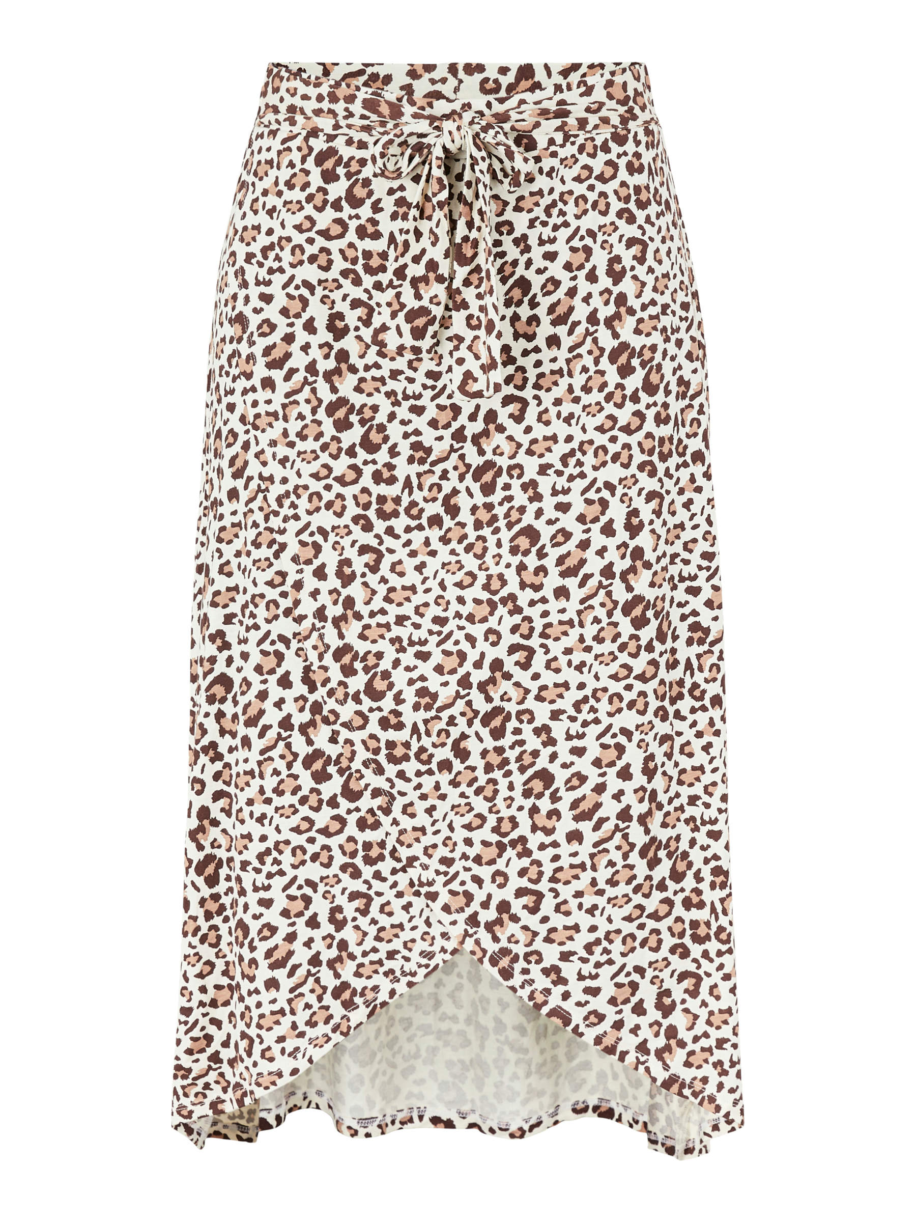 New look wrap skirt in leopard print online