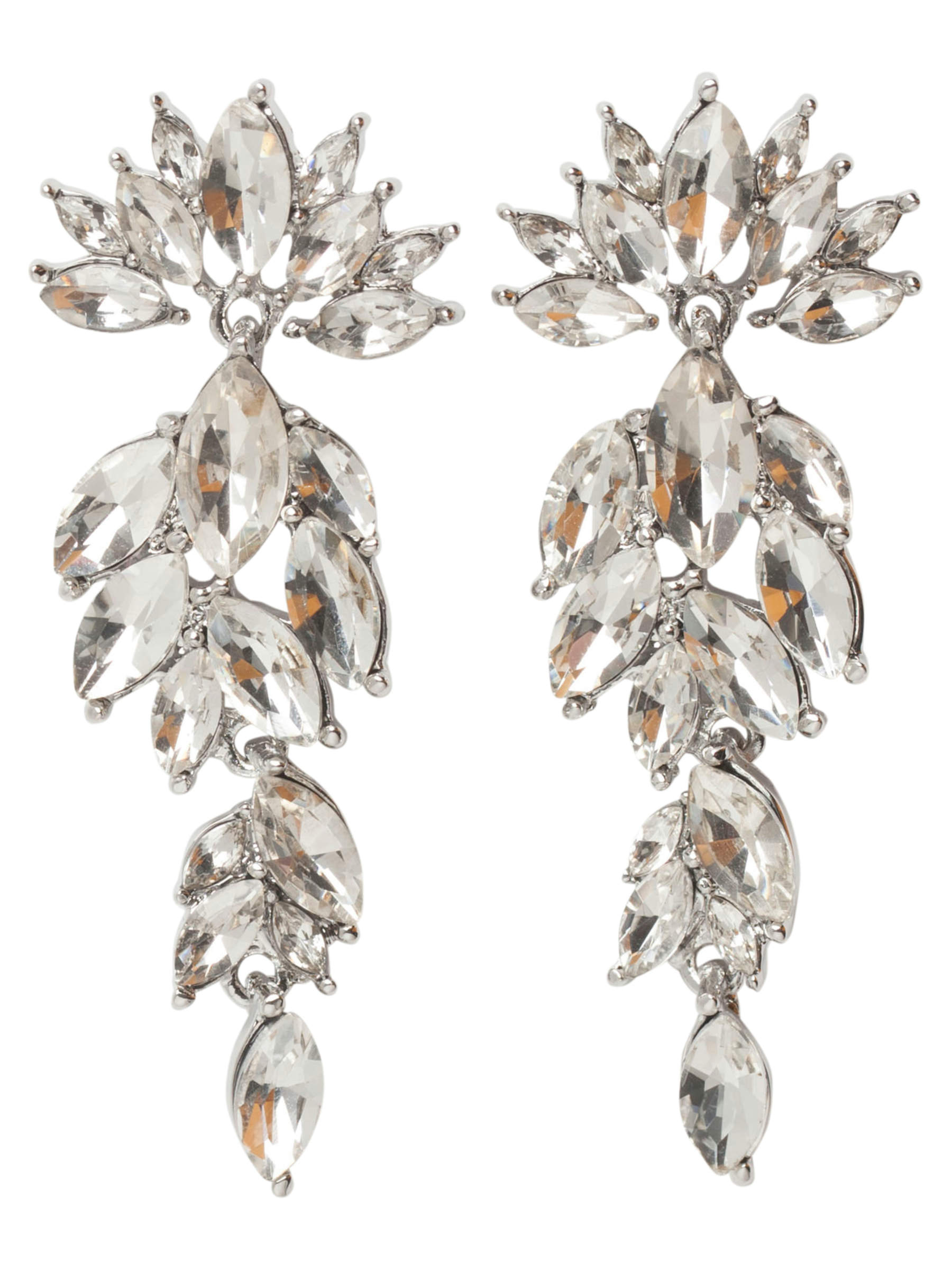 Longues Boucles D'Oreilles Pendantes Dorées - Style Années 2000 - Occasion