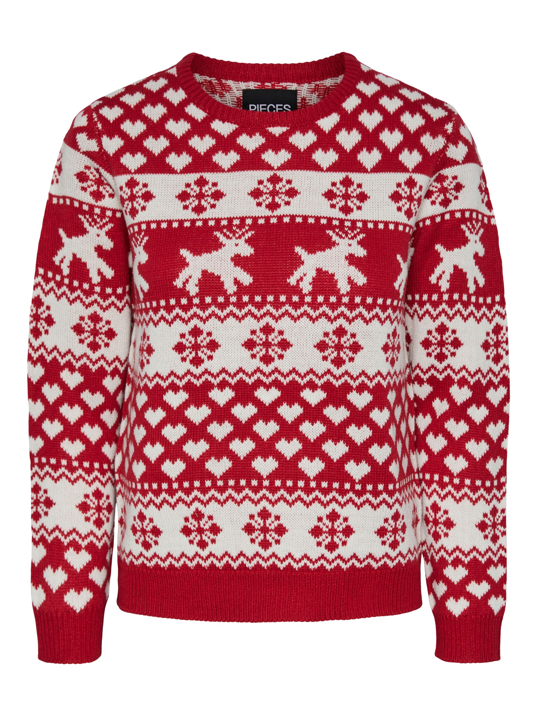 Red and online white jumpers
