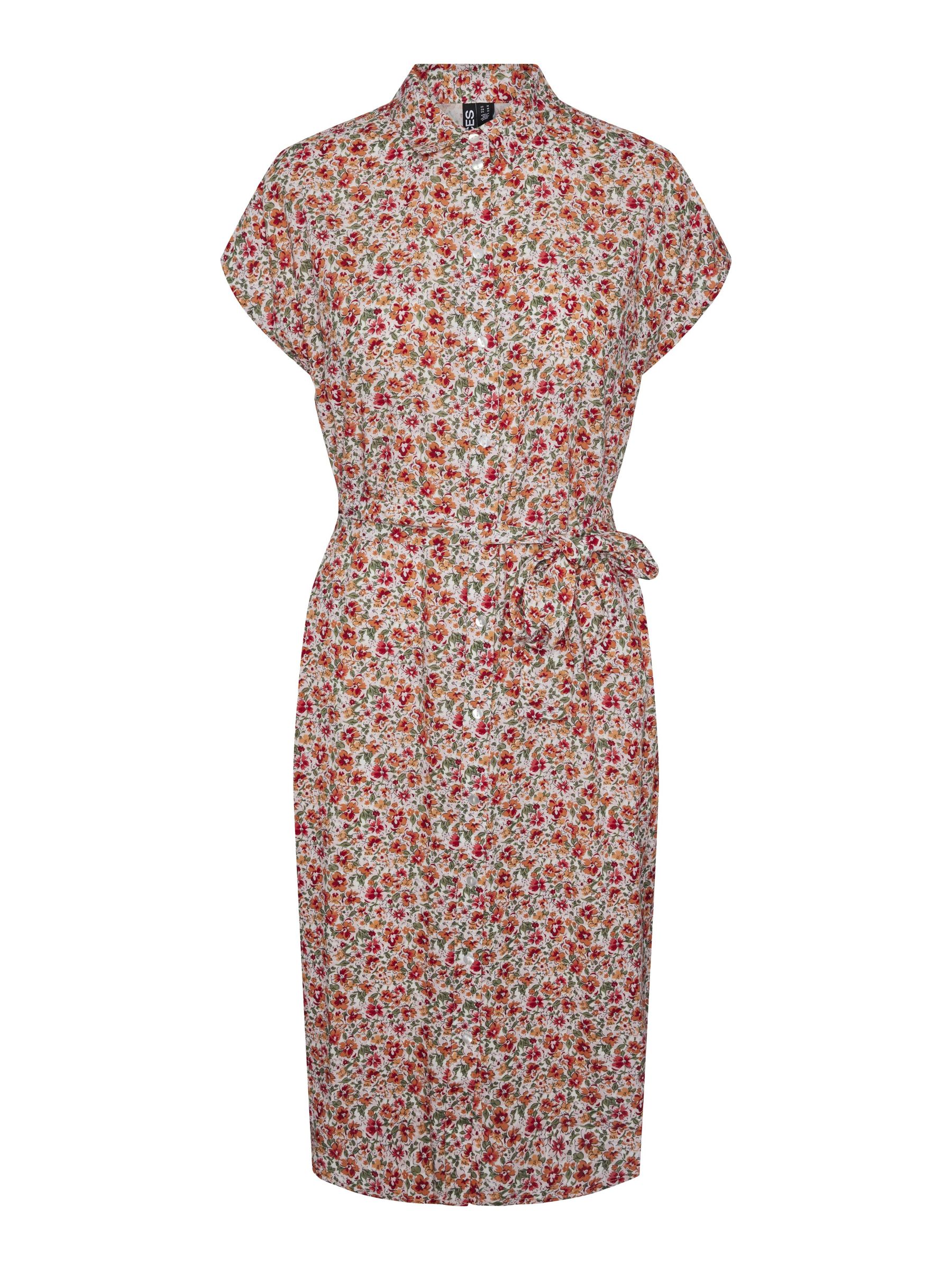 Pcnya Ss Short Dress Cloud Dancer