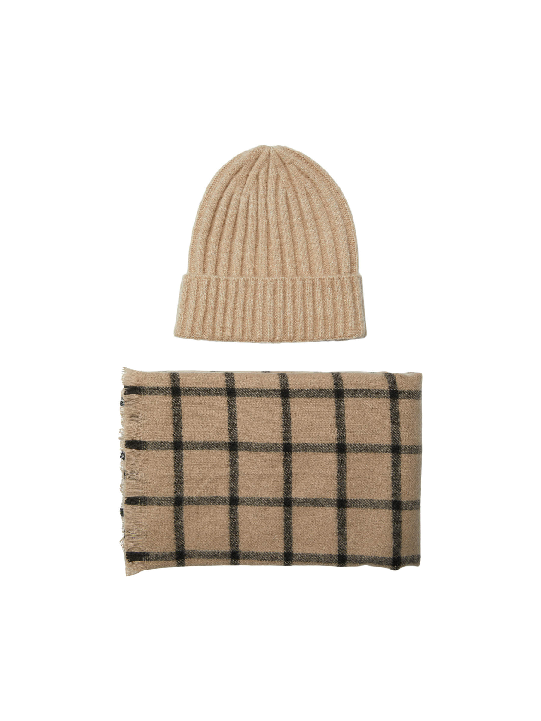 PCALISMA HAT AND SCARF SET Coloured PIECES Spain